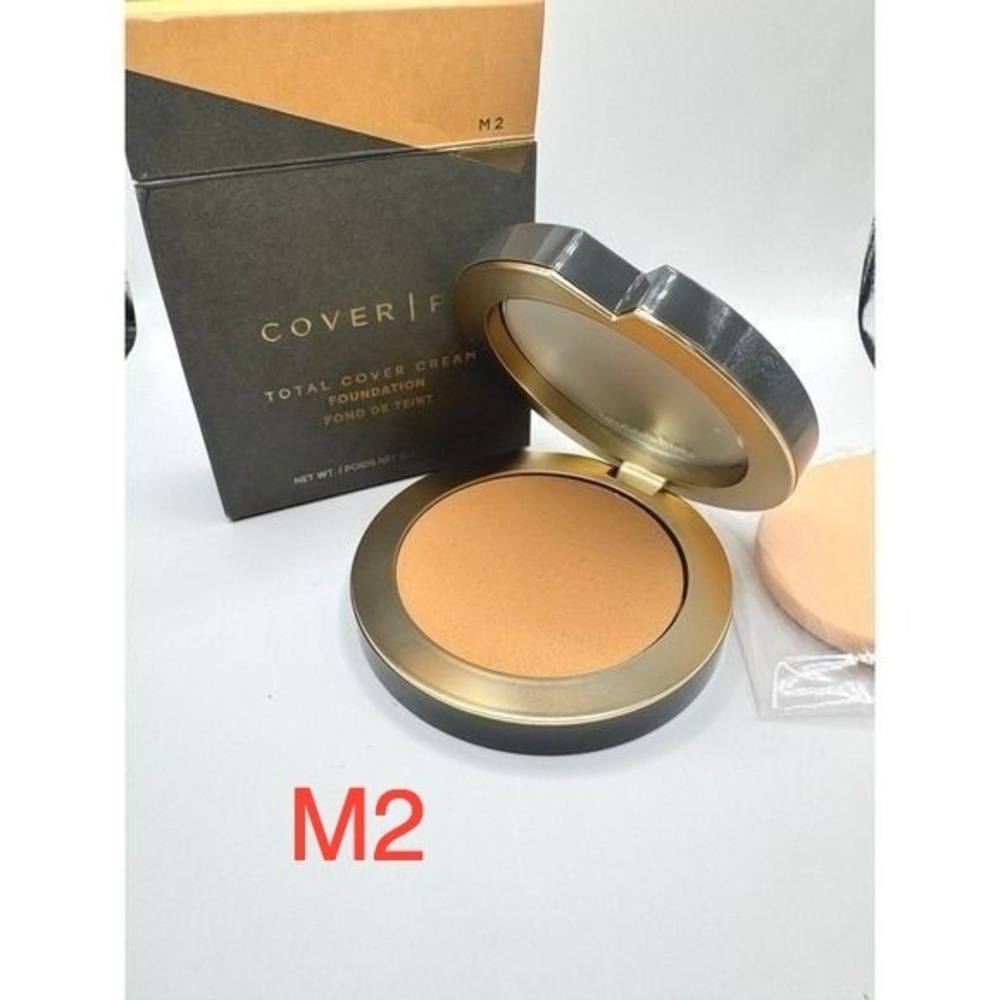 Cover FX Total Cover Cream Foundation Shade M2 NIB